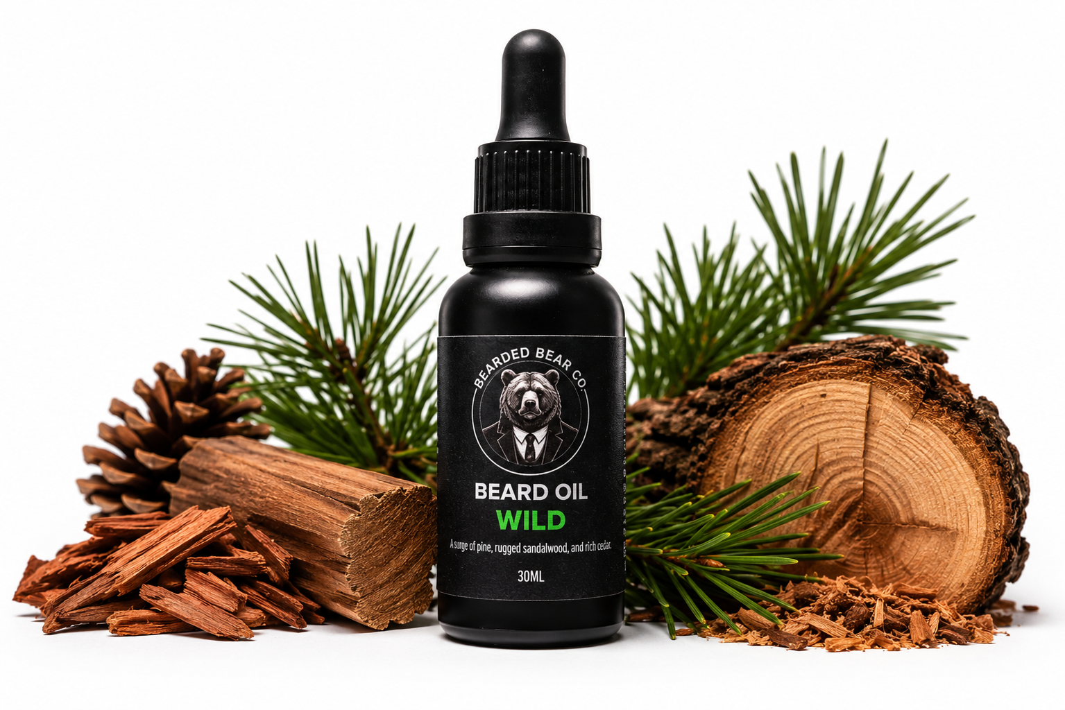 Beard Oil - Wild - Woody & Pine