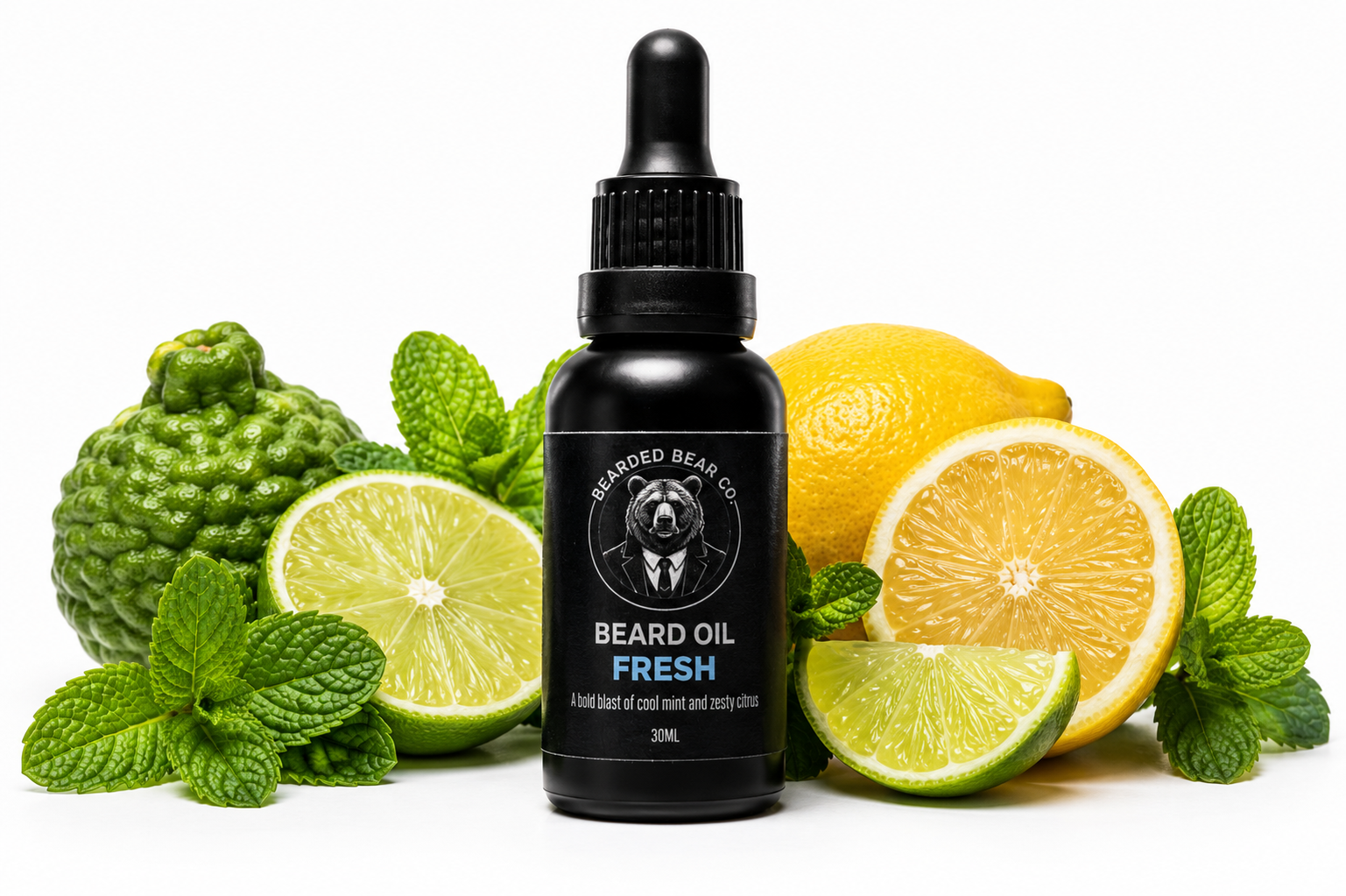 Beard Oil - Fresh - Citrus & Mint