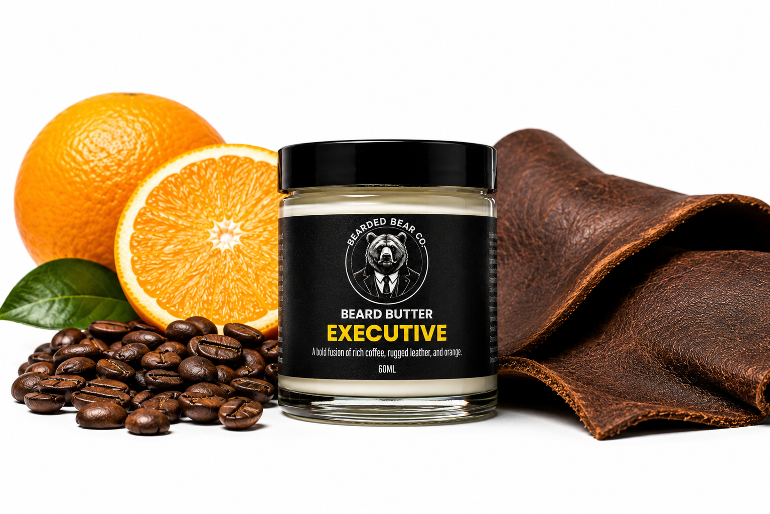Beard Butter - Executive - Coffee Orange & Leather