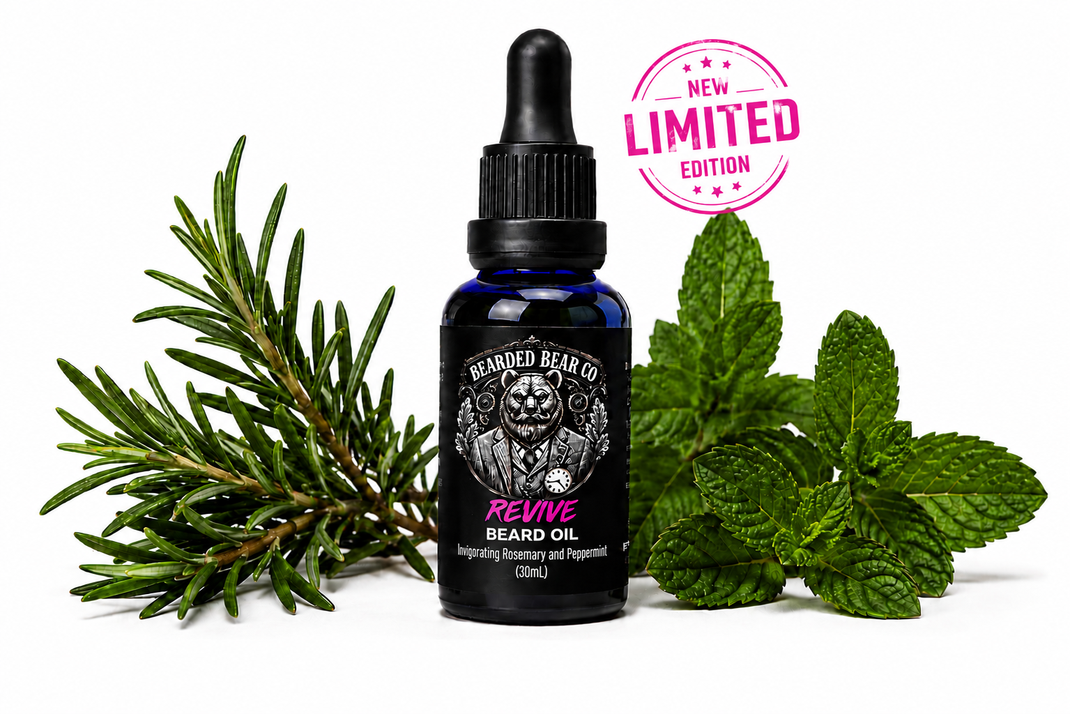 COMBO Beard Oil & Butter - Revive - Rosemary & Peppermint
